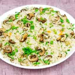 Mushroom fried rice