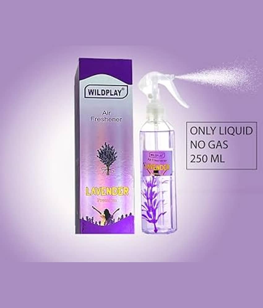 Wildplay Lavender 250ml Air Room Freshener Deodorant Spray for Unisex 250 ml ( Pack of 1 ) view 2