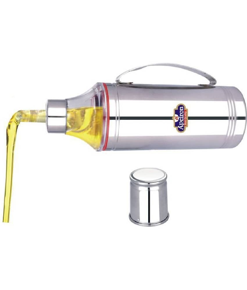 APEIRON Oil Dispenser 750ml Steel Oil Container/Dispenser Set of 2 750 mL view 2