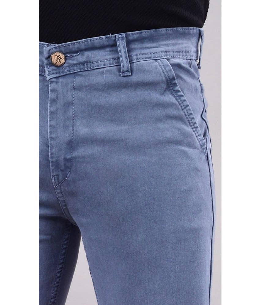 MOUDLIN Regular Fit Washed Men's Jeans - Dark Grey ( Pack of 1 ) view 2
