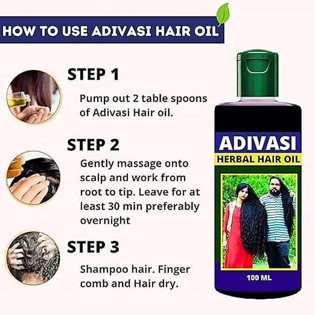 Vishwambhari Adivvasi Hair Oil view 2