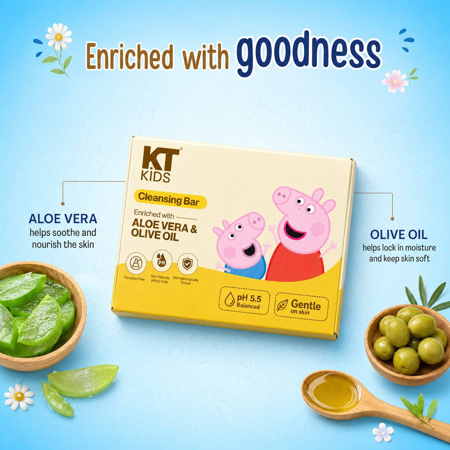 KT Kids Soft Skin Combo – Refreshing Kids Soap + Moisturizing Kids Lotion view 2
