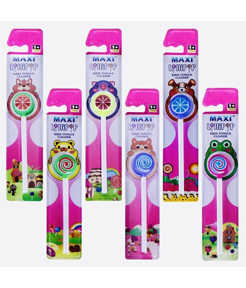 MAXI Lollipop Tongue Cleaner (Pack of 6)