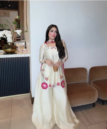 Launching New Designer Party Wear Look Top , Sharara Plazzo view 2
