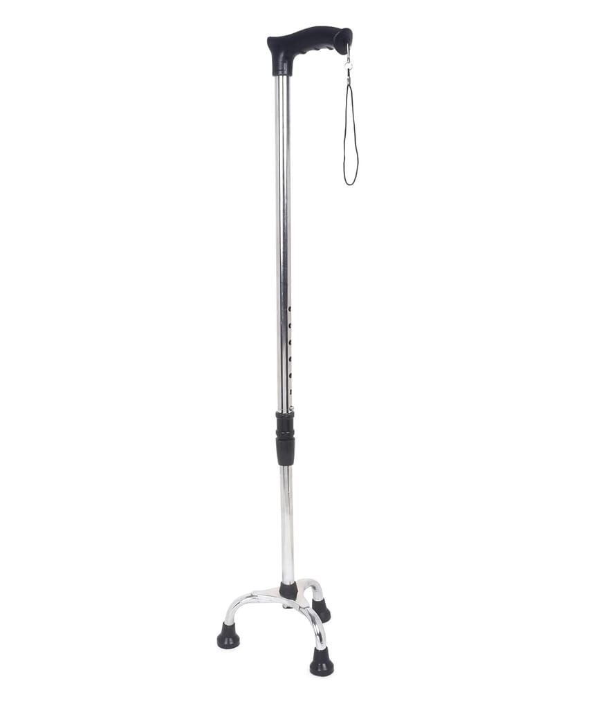 3 Leg Hand Stick for Old People| Light Weight Walking Stick for Old Age with Adjustable Height | Hand Stick Walking for Men/Women view 2