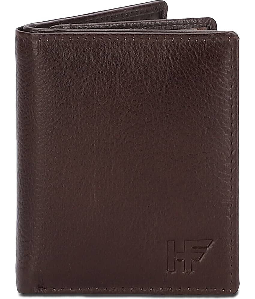 HIDEFLIX Leather Solid Men's Money Clipper With 6 Slots For Card ( Brown , Pack of 1 ) view 2