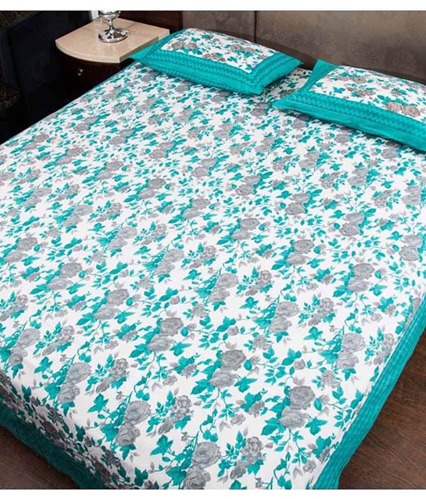 Uniqchoice Cotton King Bedsheet ( Multi ) view 2