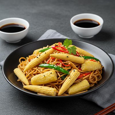 Baby Corn Noodles