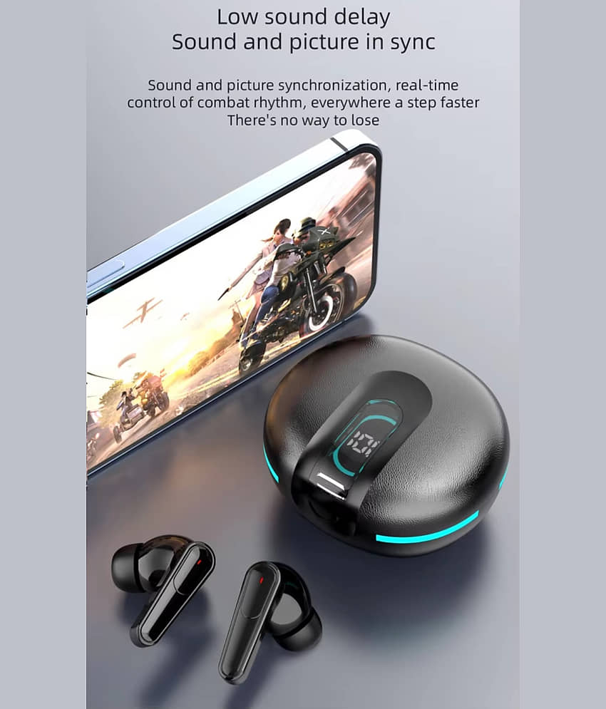 COREGENIX Plus 60 Truly Wireless Earbuds TWS | ENC & High Bass | Upto 40 Hrs Playtime | Bluetooth V5.4 | Quad Mics with AI-ENC | 50ms Low Latency Gaming | Gaming Beast for Android & iOS view 2