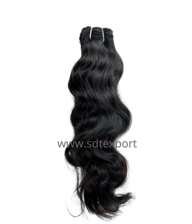 Luxurious Machine Weft Body Waves Hair - 100% Natural Indian Remy Human Hair Size 28 inch view 2