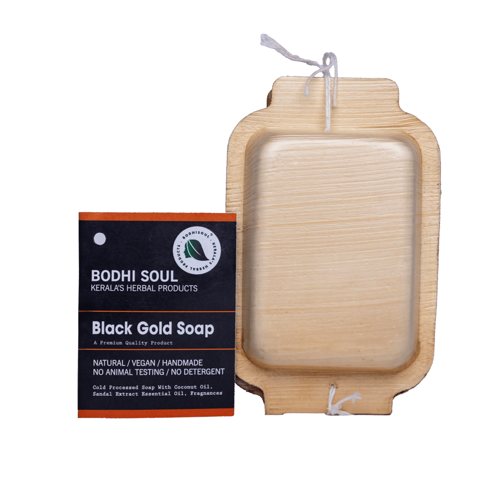 Black Gold Charcoal Ayurvedic Soap | Handmade Detox Soap for Oily & Acne-Prone Skin | 75g | Vegan & Natural