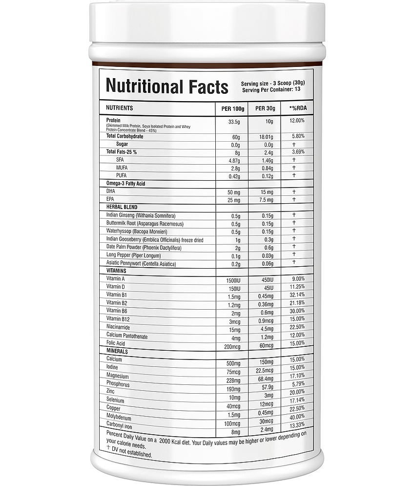 Floral Nutrition Daily Protein Shake - Herbal 400 gm view 2