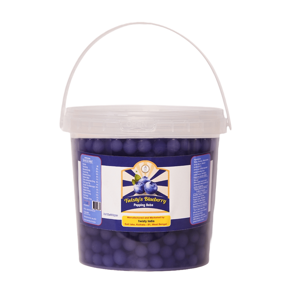 Blueberry Popping Boba for Bubble Tea