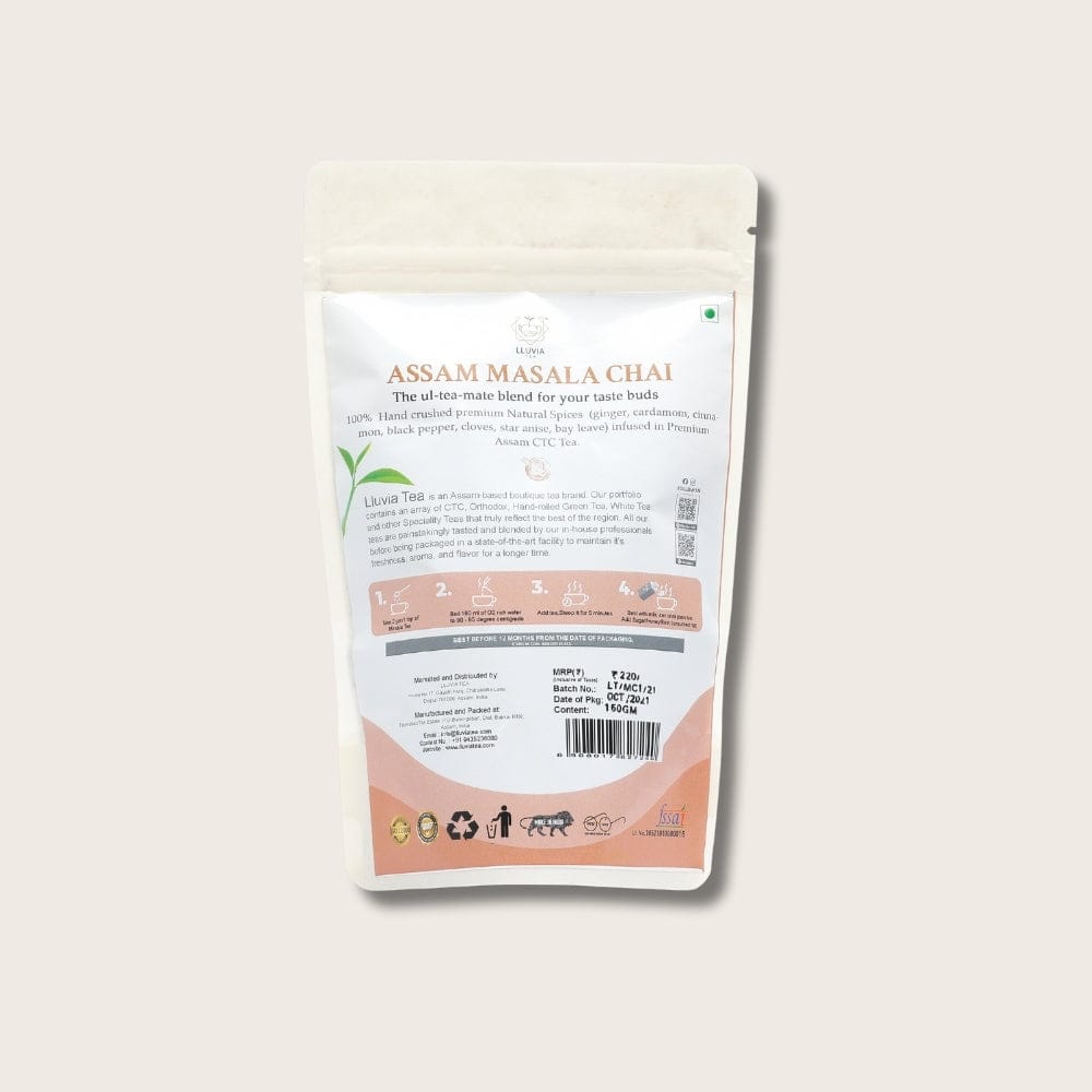 Assam Masala Chai Zipper - Treat Cold & Flu | Increases Mental Alertness | Aids Digestion (150 gm) view 2