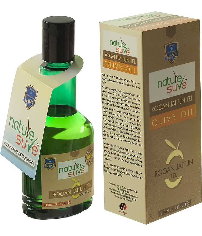 Nature Sure Rogan Jaitun Tail (Olive Oil) for Men & Women - 1 Pack (110ml) view 2