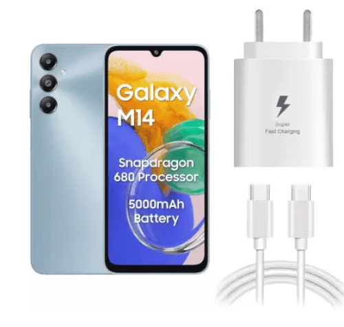 Pandaco 25 W Supercharge 3 A Wall Charger for Mobile with Detachable Cable (Super Fast Charging Compatible for M14 Snapdragon & Other Devices, White, Cable Included)