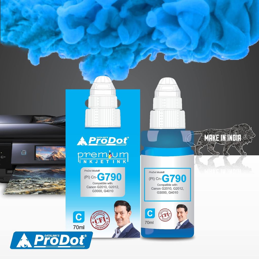 ProDot Cn-G790 Inkjet Ink Refill Compatible with Canon Pixma G1000, G1010, G2000, G2010, G3000, G3010, G4000, G4010 Ink Tank Printers view 2