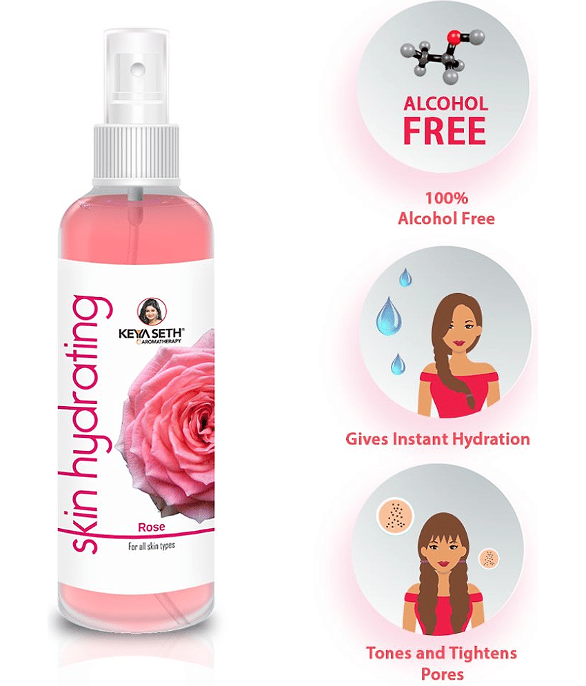 Keya Seth Aromatherapy Skin Hydrating Rose Toner Skin Tonic 200 mL Pack of 2 view 2
