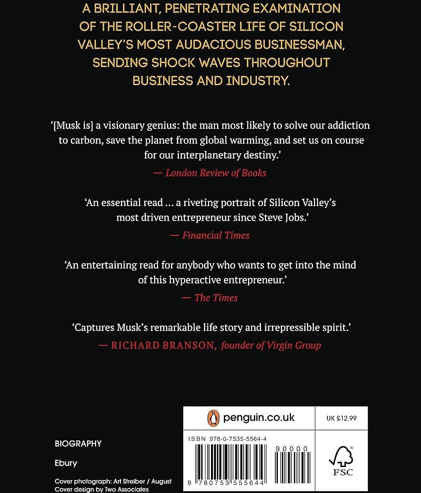 Elon Musk: Tesla, SpaceX, and the Quest for a Fantastic Future Paperback By Ashlee Vance view 2