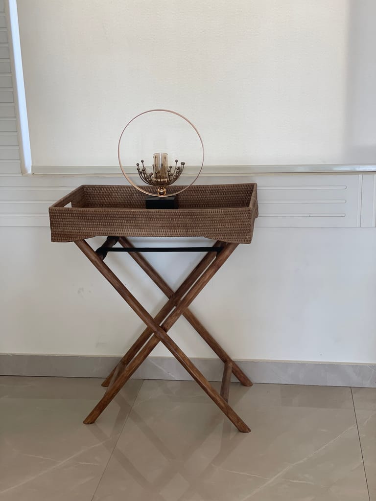RATTAN BUTLER TRAY view 2