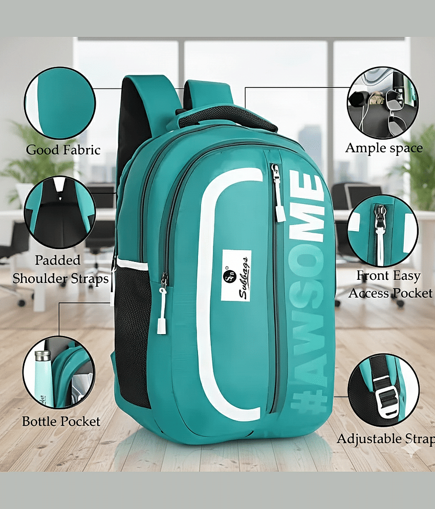 SVB BAG 40 Ltrs Tan Polyester College Bag