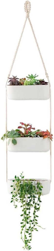3 layer hanging planter view 2