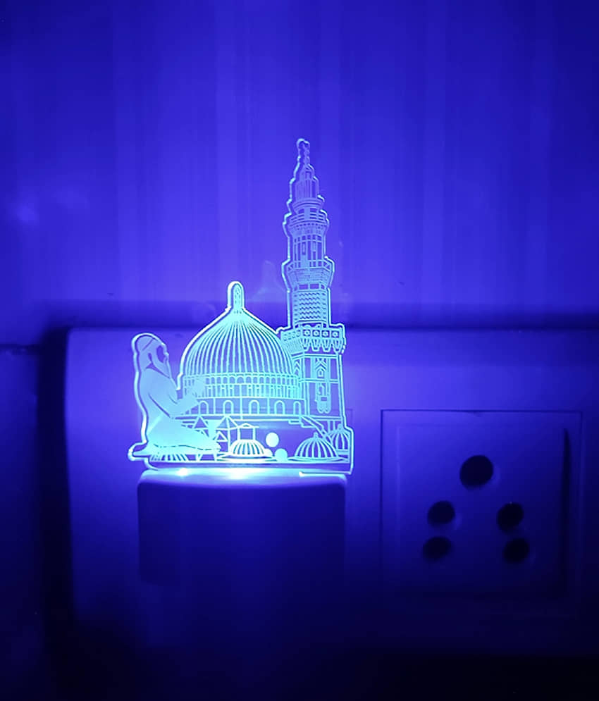 DIONA Night lamp Islam Macca Madina/Mosque Color Changing LED 3D Night Light view 2