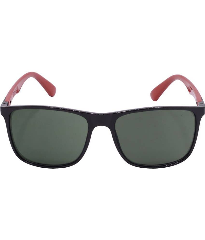 RED LEAF Black Rectangular Sunglasses ( Pack of 1 ) view 2