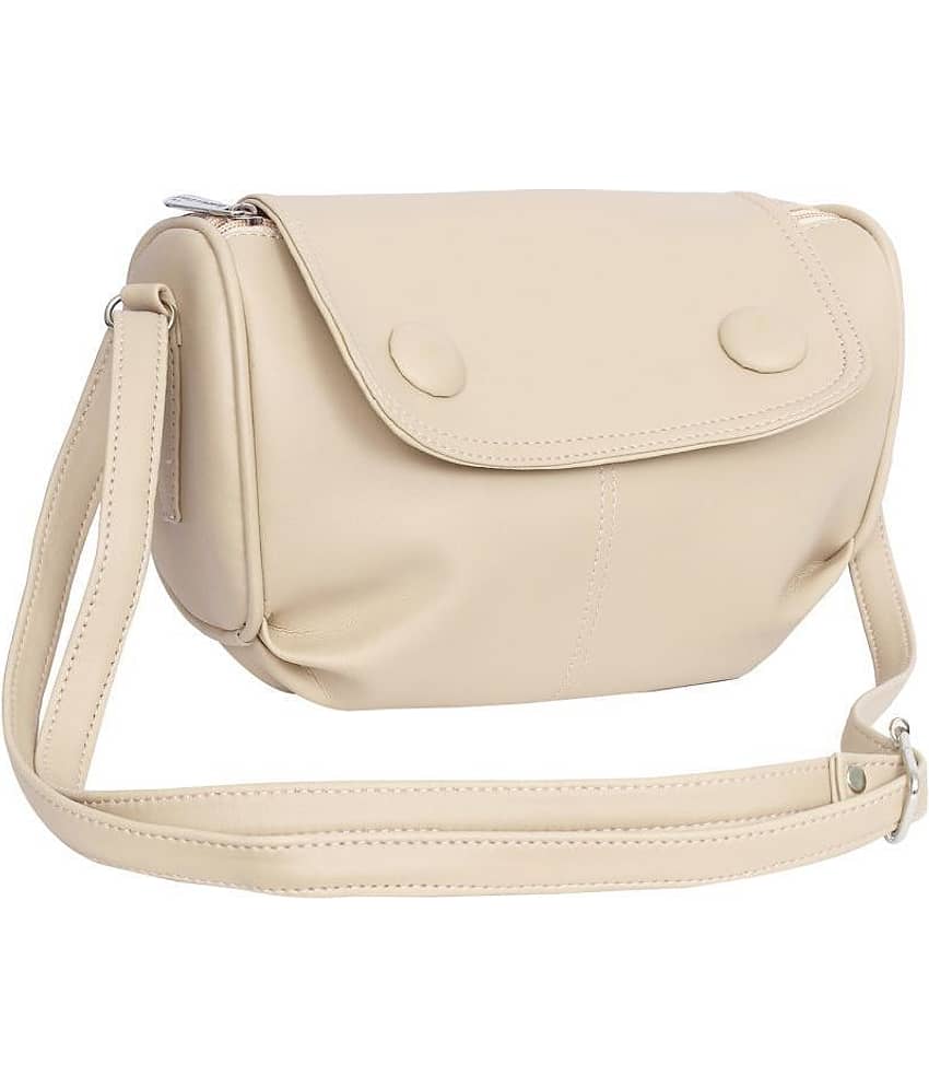 Leather Land Sling Bag P.U. Set of 1 ( Gray )