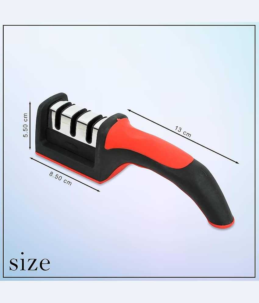 SKYVILLA Red Stainless Steel Knife Sharpner Blade Length 2 cm ( Pack of 1 ) view 2
