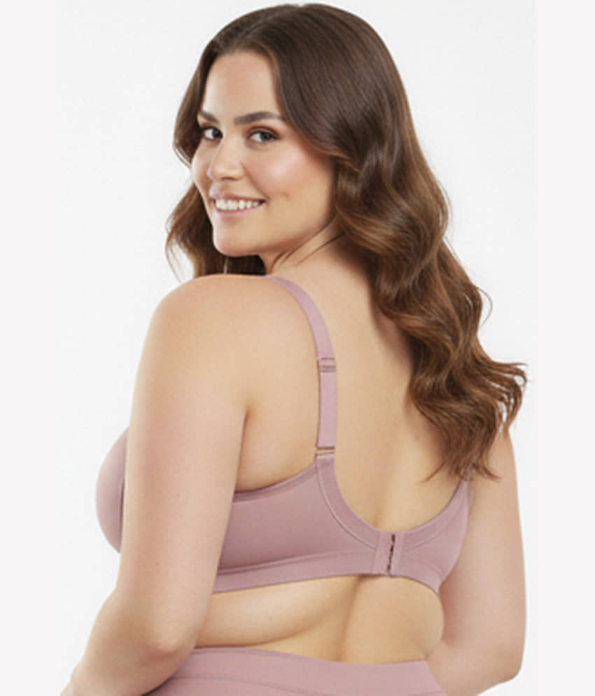 Elina Pack of 1 Cotton Non Padded Minimizer Bra For Women ( Brown ) view 2