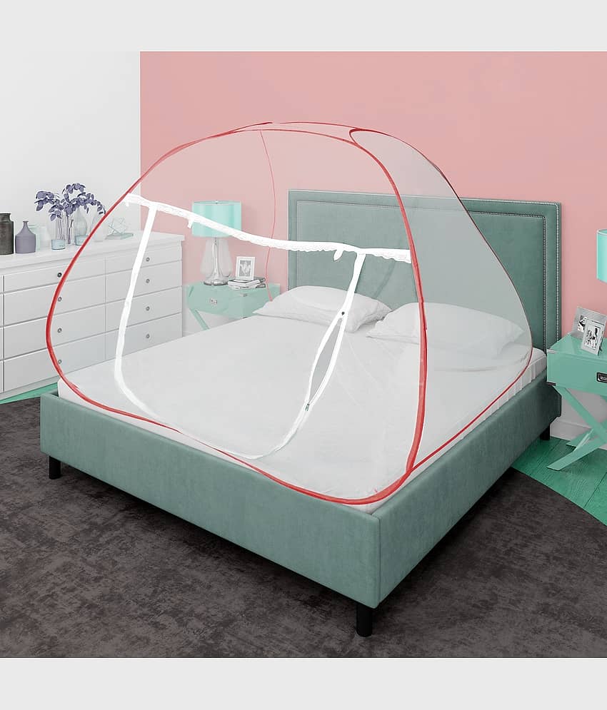 JDX - Multi Polycotton Foldable Mosquito Net, Machardani ( Pack of 1 )