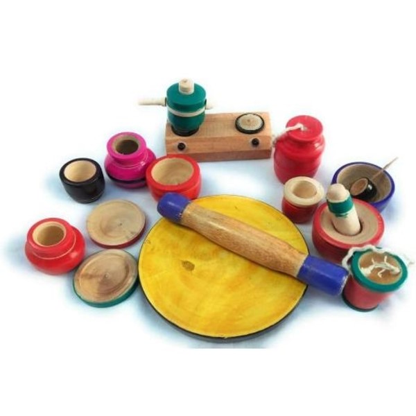 Wooden Kitchen Set view 2