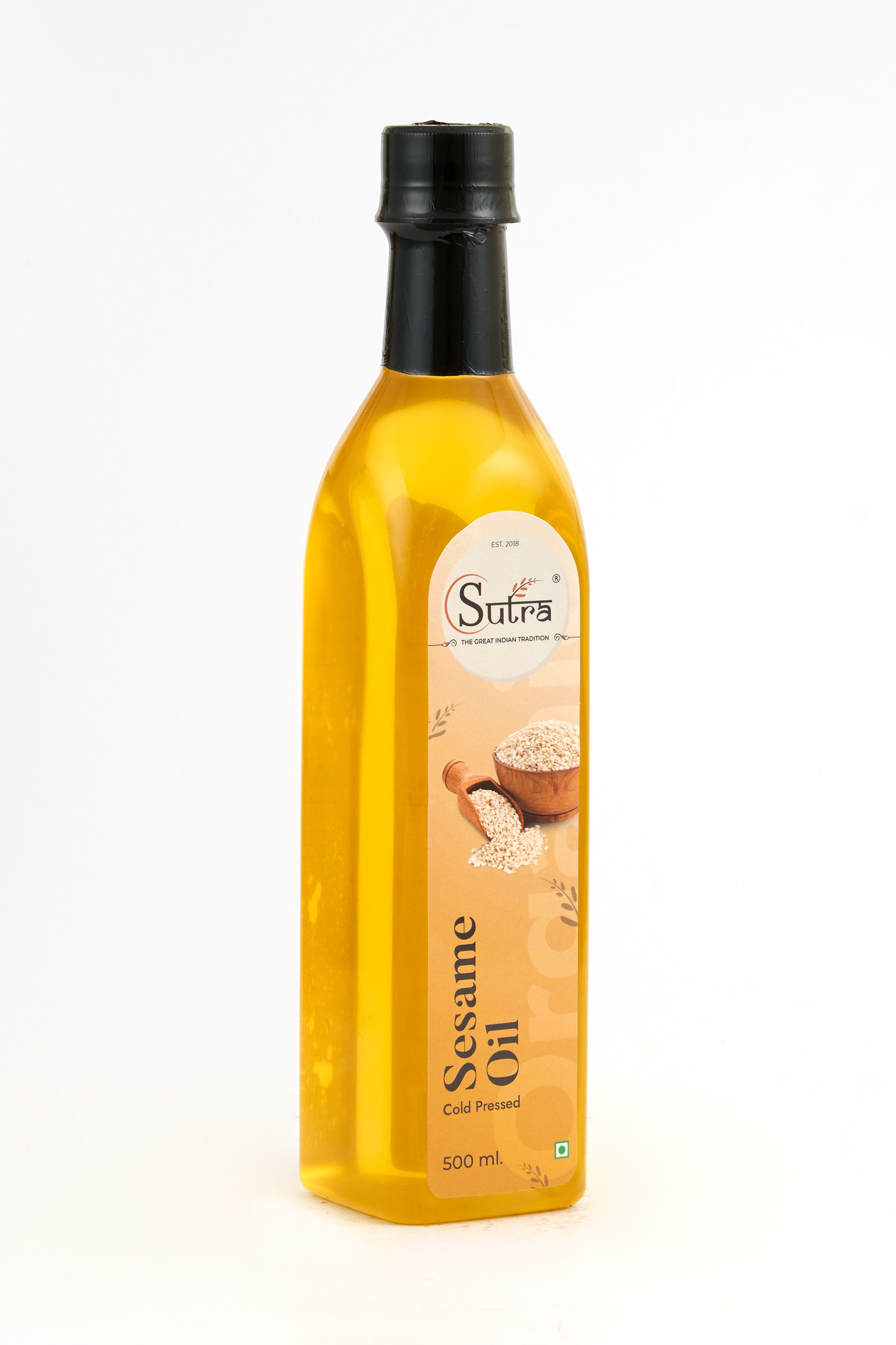 Sutra White Sesame Premium Oil, 500 ml view 2