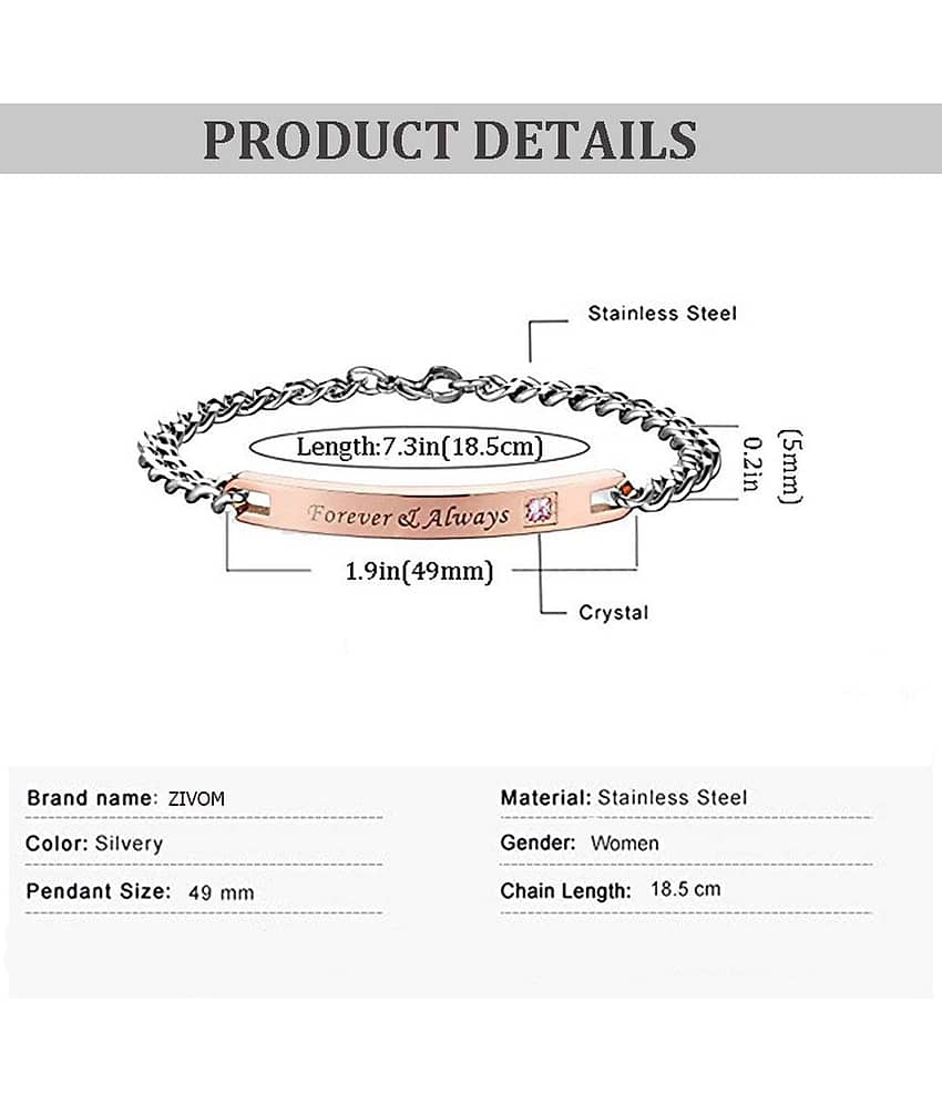 ZIVOM - Silver Bracelet (Pack of 1) view 2