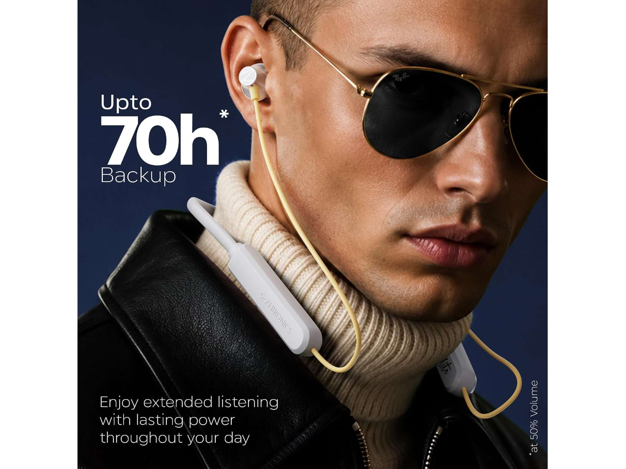 Zebronics Jumbo Lite Bluetooth Earphone - YOGA 7 GREY view 2