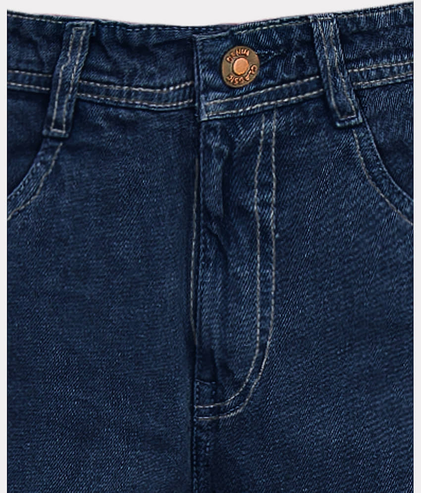 plounge Clean Look Men's Jeans - Blue ( Pack of 1 ) view 2