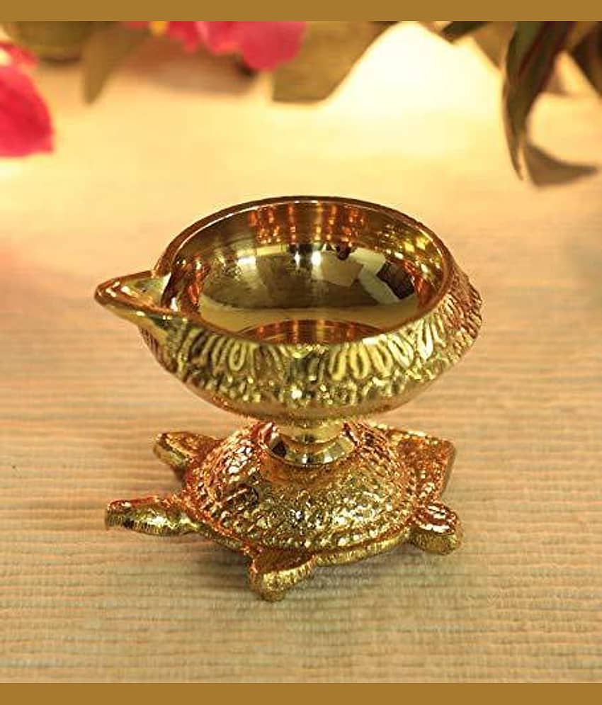 FASHION BIZZ Brass Table Diya - Pack of 1 view 2
