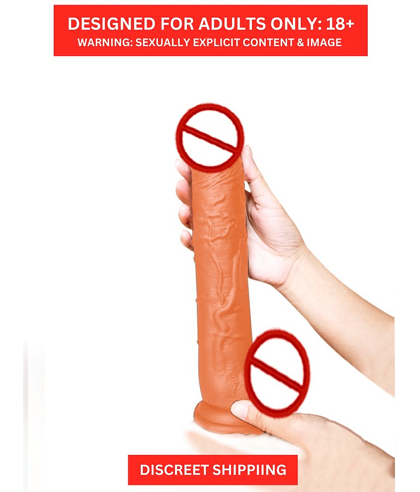REALISTIC 12 INCH PREMIUM SILICON SKIN DILDO WITH PERFECT SUCTION CUP & BIG BALLS sexy toys Suction dildo women sex toys men adult toy for women