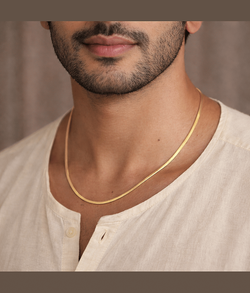 Generic Gold Plated Stainless Steel Chain ( Pack of 1 )