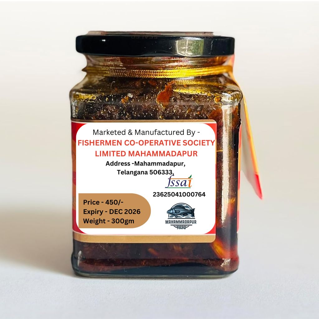 MAHAMMADAPUR FFPO Fish Pickle - Traditional Savory Delicacy 300gm view 2