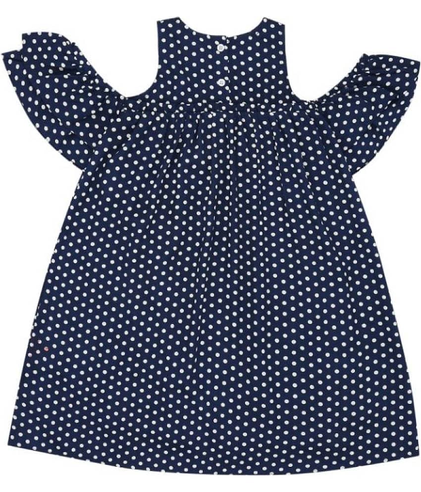 K&U Crepe A-line For Girls ( , Blue ) view 2