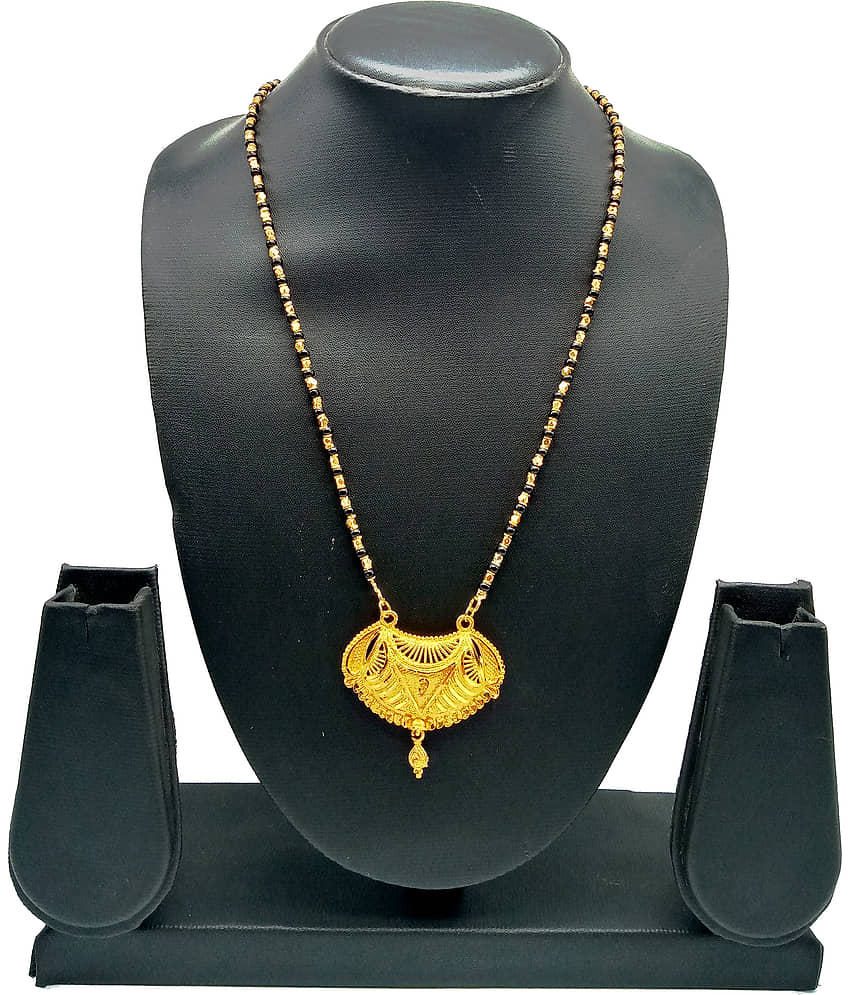 Shankhraj Mall Gold Plated Letest & Designer Mangalsutra For Women-100210 view 2
