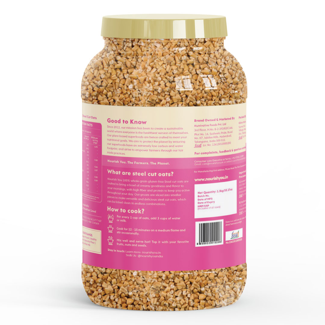 nourish you Steel Cut Oats view 2