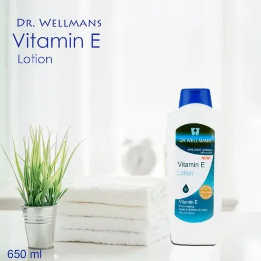 DR WELLMANS Vitamin E Body Lotion For Men & Women - 650 ML view 2