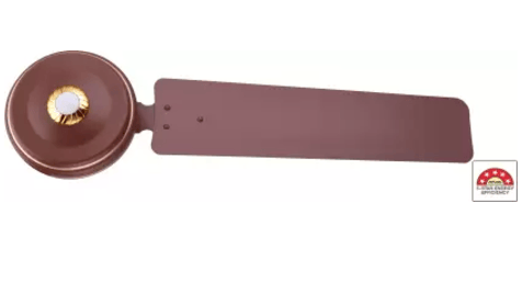 AIRELEC Gloria Matt Brown 5 Star 1200 mm 3 Blade Ceiling Fan (BLDC Motor with Remote | Matt Brown | Pack of 1) view 2