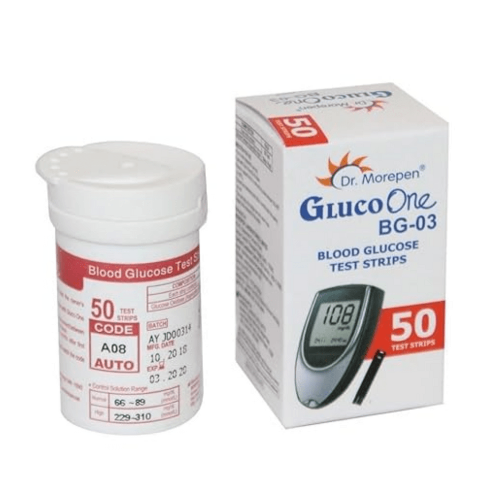 Dr. Morepen GlucoOne Blood Glucose Test Strips, 50 Count view 2
