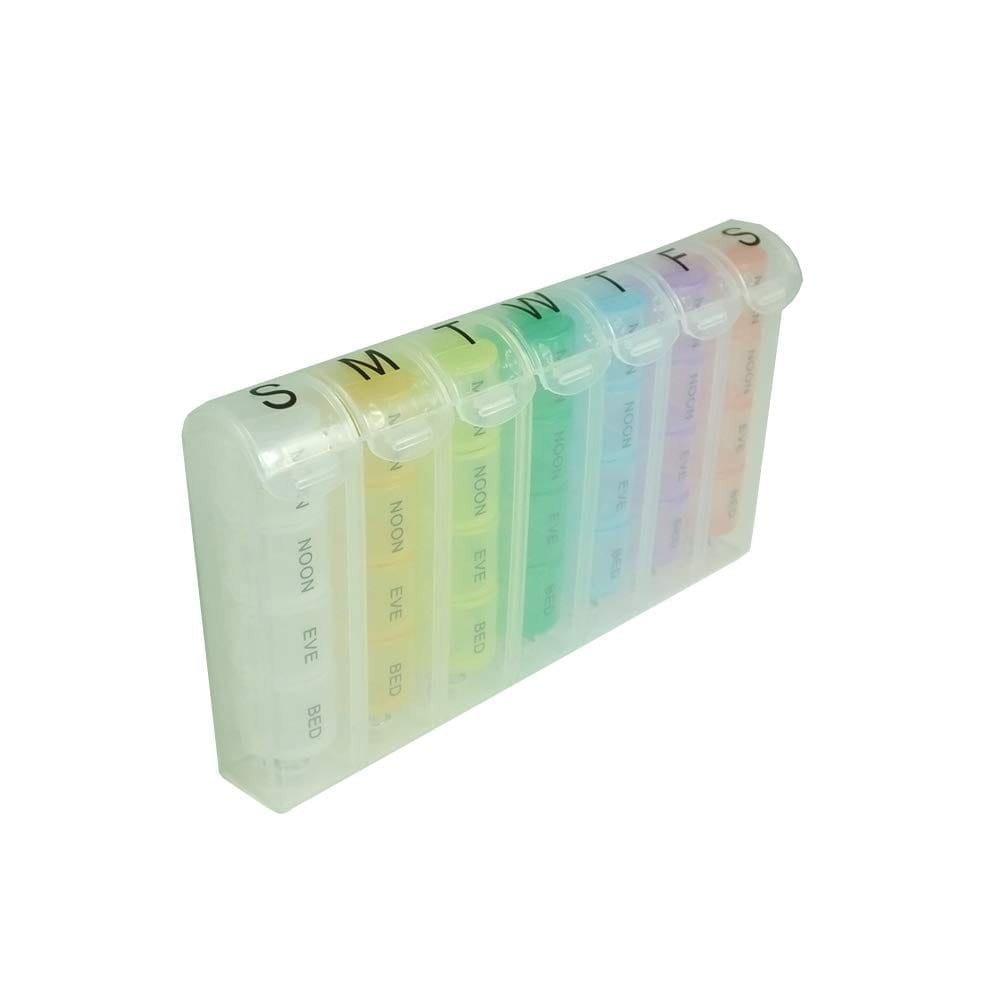 EZYFIT Pill Organizer 7 Days Weekly Tablet Medicine Storage Organizer Box view 2