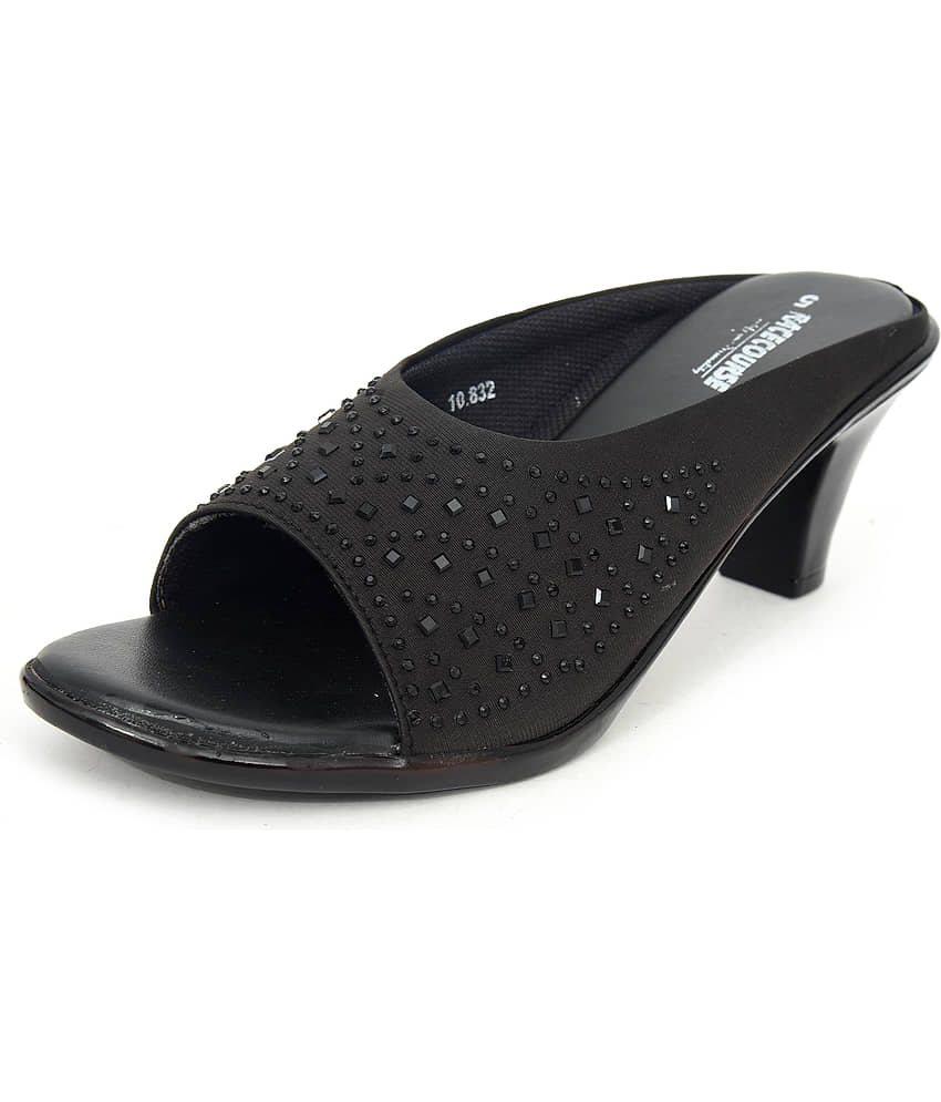Racecourse - Black Women's Slip On Heels view 2