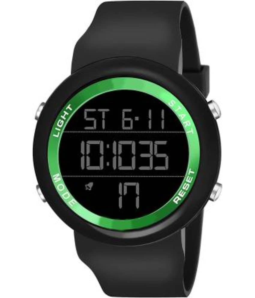 Om Collection DIGIGREEN Rubber Digital Men's Watch